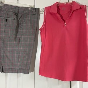 Adidas Aspire golf outfit